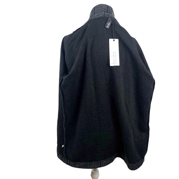 Revolve NEW Bobi Los Angeles Herringbone Knit Jacket Oversized Open Front Size S - Picture 7 of 13